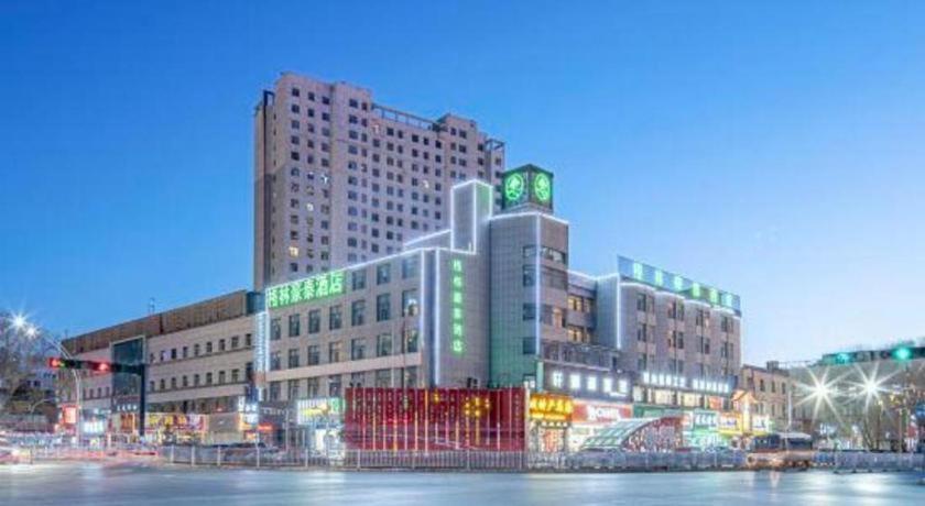 Greentree Inn Geermu Walking Street Business Hotel Golmud Exterior foto